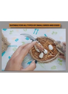 MASHKI Coconut Fiber, Loose Bedding Substrate Laying Eggs For Birds Nest Cages, Nesting Material Birds (200) Gm  - Image 5