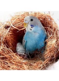 MASHKI Coconut Fiber, Loose Bedding Substrate Laying Eggs For Birds Nest Cages, Nesting Material Birds (200) Gm  - Image 1