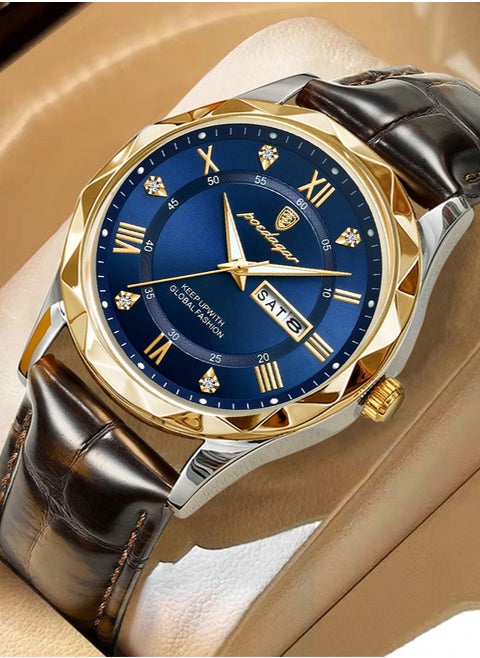 Watches for Men Quartz Water Resistant Analog Watch