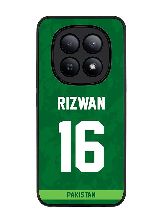 For Xiaomi Redmi Note 15 5G / Poco M8 Case,Slim fit Camera Protection, Shockproof Thin Phone cover  - Pakistan Mohammad Rizwan, Jersey No 16