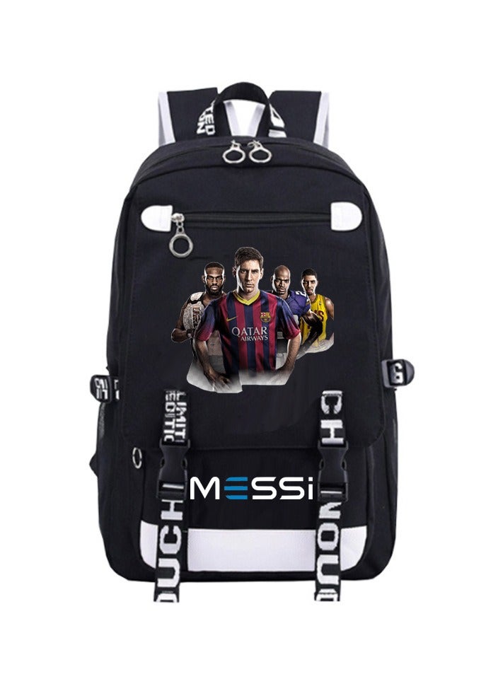 KUYING Hot selling new Messi men's and women's casual backpack