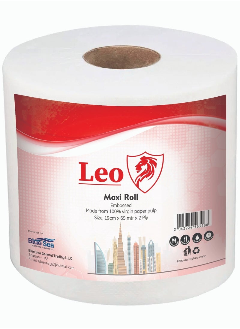 LEO LEO MAXI ROLL / kitchen 400G 2PLY EMBOSSED 