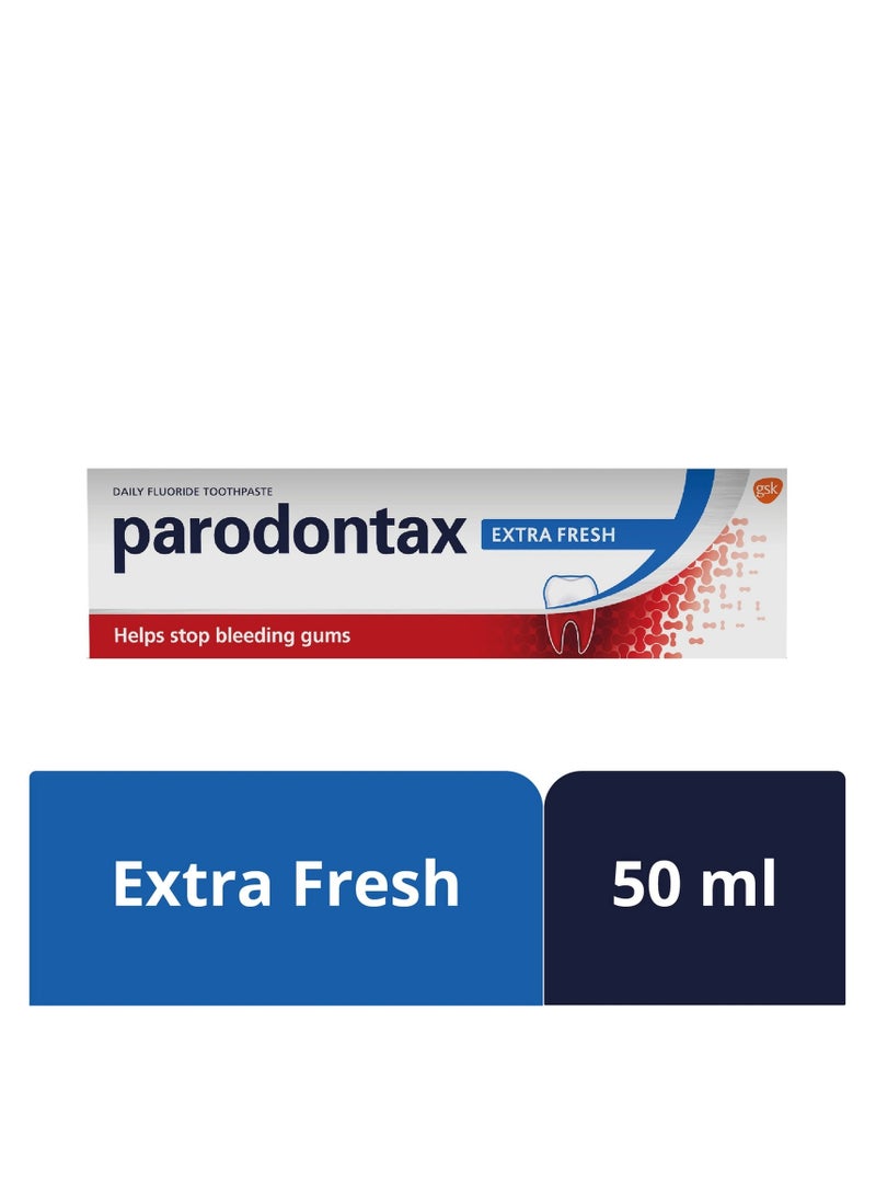 Parodontax Extra Fresh Toothpaste for Bleeding Gums – 50 ml