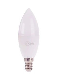 Levin Germany Levin E14 LED C37 Candle Lamp 6W 6500K Warm White 175-265V IP20 220° Ø38 x L110, Flicker Free Non-Dimmable, Frosted Finish, Suitable for Residential & Commercial Application as a Decorative Lighting.  - Image 2
