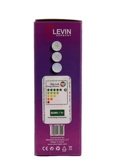 Levin Germany Levin E14 LED C37 Candle Lamp 6W 6500K Warm White 175-265V IP20 220° Ø38 x L110, Flicker Free Non-Dimmable, Frosted Finish, Suitable for Residential & Commercial Application as a Decorative Lighting.  - Image 4