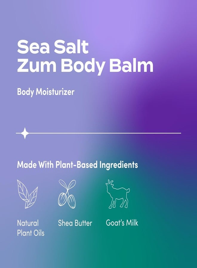 Zum Indigo Wild Body Balm - Body Moisturizer for Women & Men - Includes Goat's Milk, Shea Butter & More - Natural Skin Moisturizer - Sea Salt - 2.5 oz - Image 2