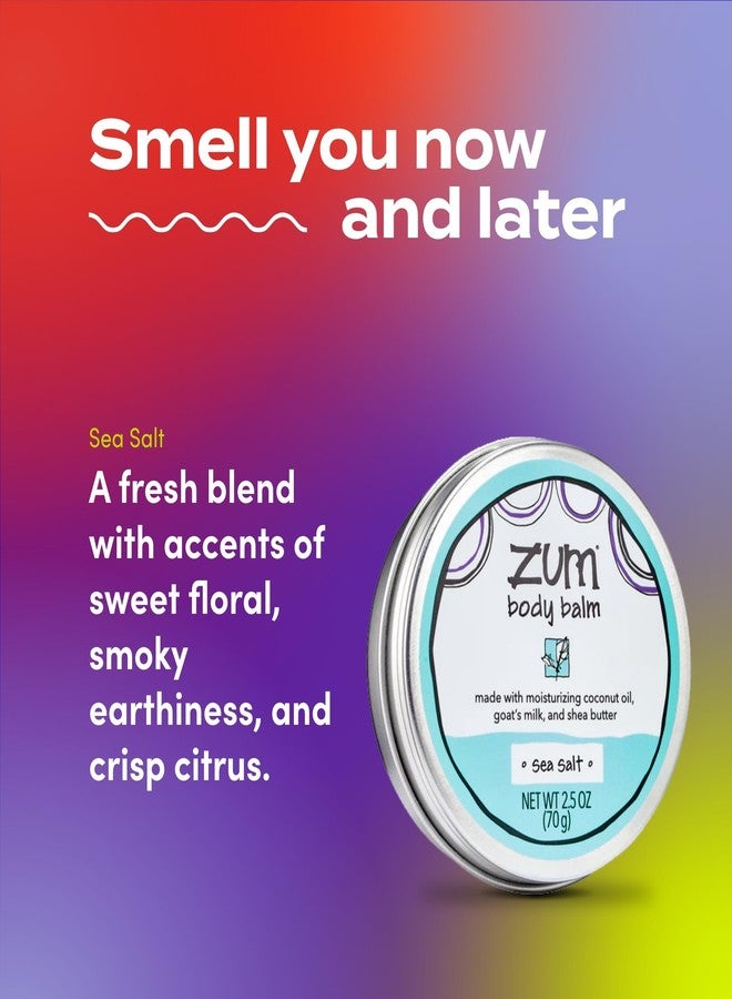 Zum Indigo Wild Body Balm - Body Moisturizer for Women & Men - Includes Goat's Milk, Shea Butter & More - Natural Skin Moisturizer - Sea Salt - 2.5 oz - Image 3