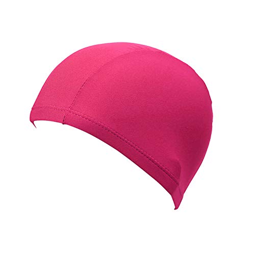 SUNTRADE 4 Pack Nylon Spandex Fabric Swim Cap for Kids and Adult(not for Long Hair) - Image 4