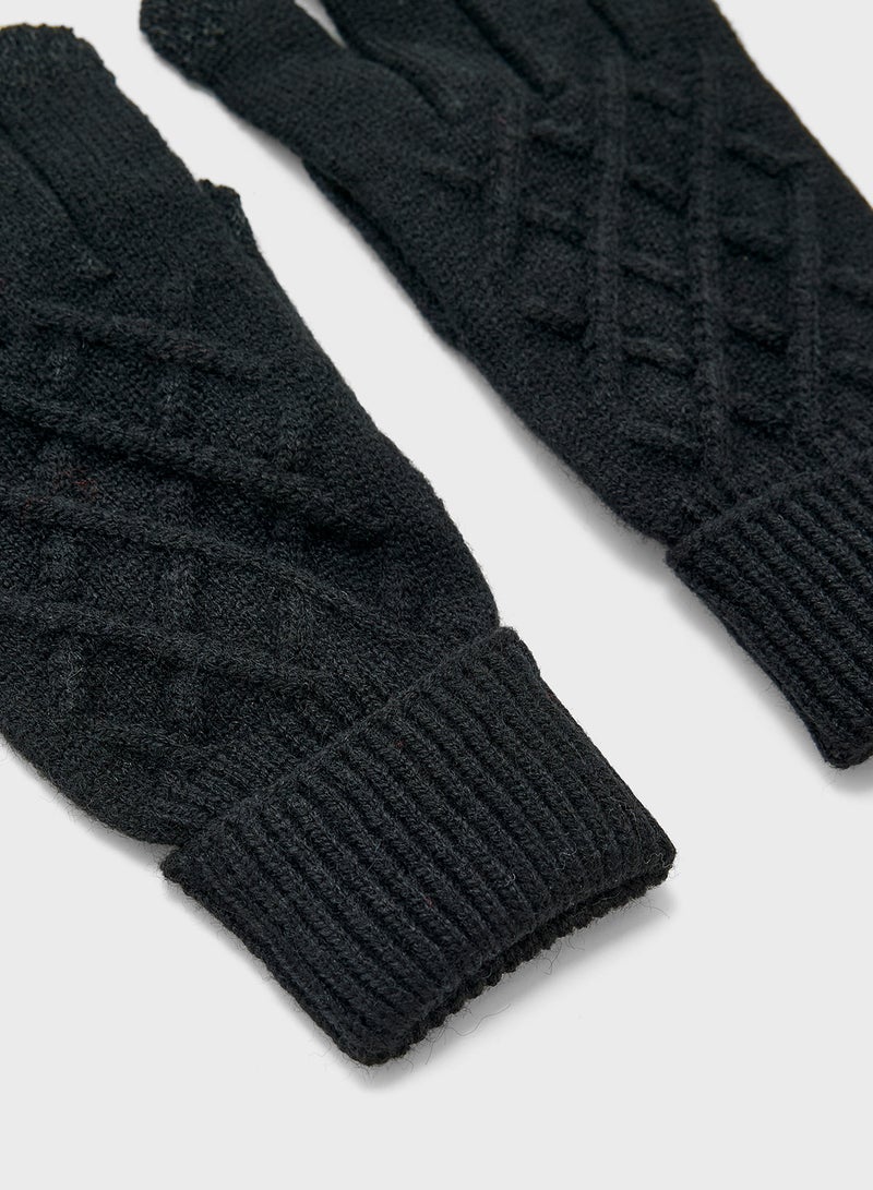 Ginger Knitted Winter Glove  - Image 3