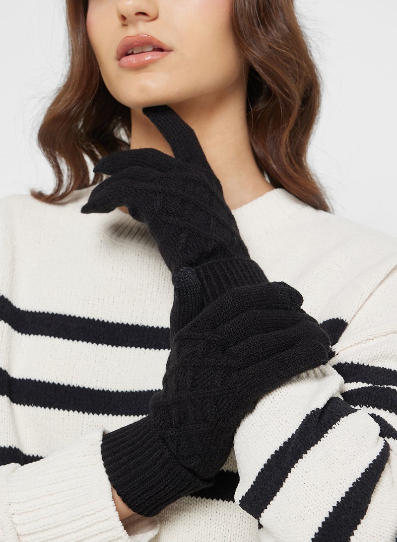 Ginger Knitted Winter Glove  - Image 4