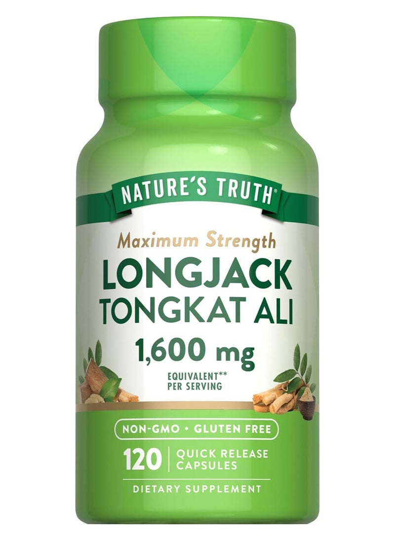 Longjack Tongkat Ali 1600 mg 120 Capsules - pzsku/Z4511A985734CE99D26A1Z/45/_/1723967895/9ce054df-96bf-495a-b256-9eacf2f1575b