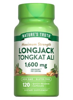 Nature's Truth Longjack Tongkat Ali 1600 mg 120 Capsules  - Image 1