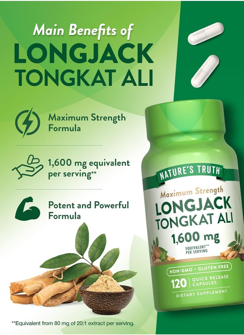 Longjack Tongkat Ali 1600 mg 120 Capsules - pzsku/Z4511A985734CE99D26A1Z/45/_/1723967905/996aa5db-e86f-4333-ab82-e35a9d8994a1