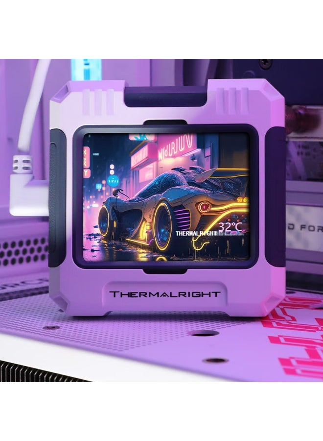 Thermalright ثيرمالرايت فروزن وورفريم 360 أبيض آر جي بي، رادياتور تبريد سائل شامل، شاشة LCD IPS، FW360 أبيض آر جي بي - Image 3