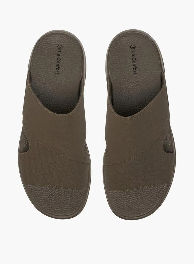 Men Textured Comfort Sandals
