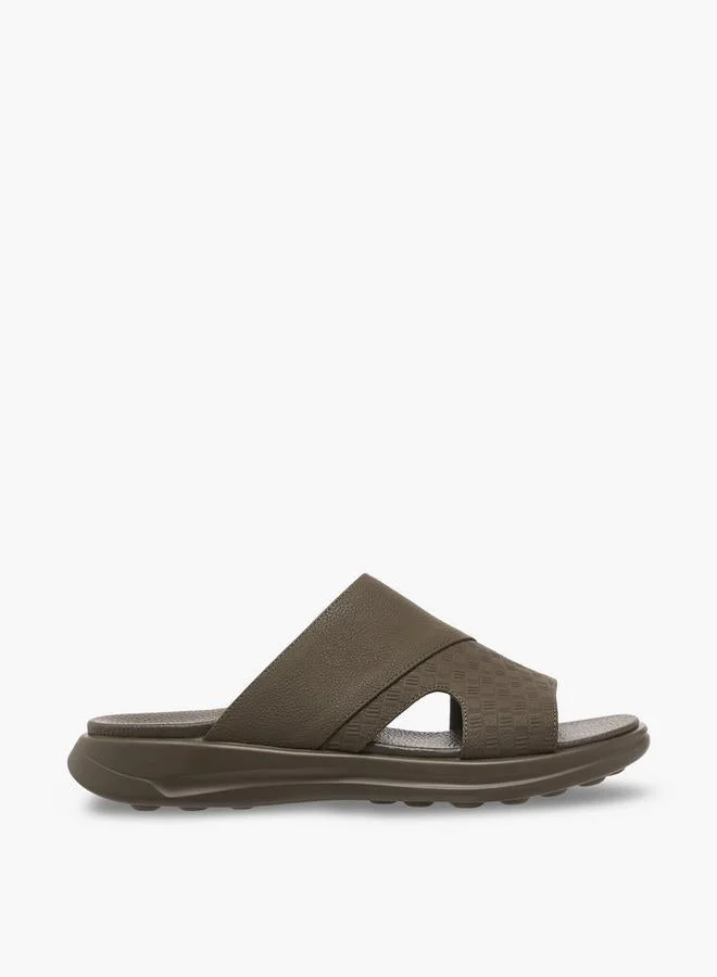لو كونفورت Men Textured Comfort Sandals