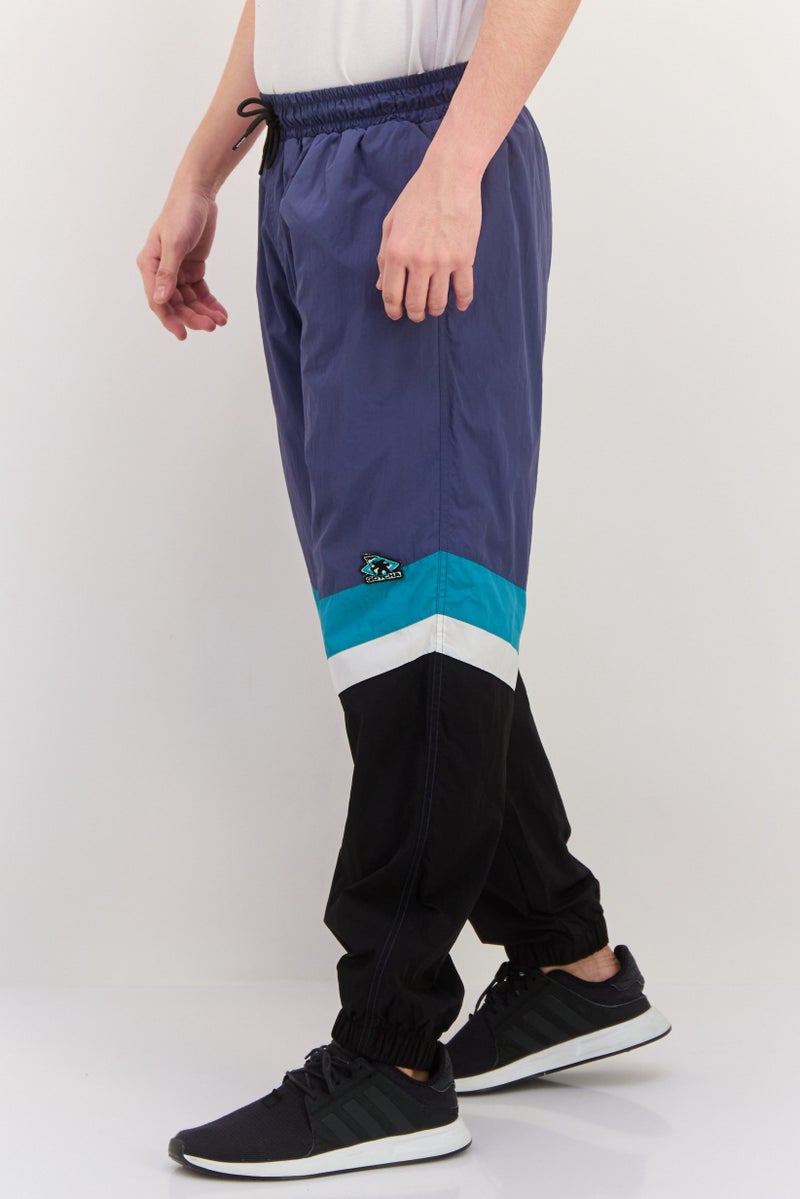 Gotcha سروال جوجر للرجال بتصميم لونين بدون تمدد، أزرق رمادي - Image 2