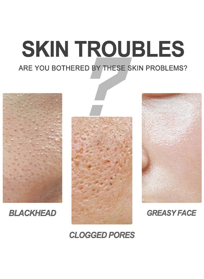 EELHOE Nose Plants Pores Strips - Blackhead Removal, Nose Plants Pore Strips, Peel Off Mask for Nose & Face, Blackheads Cleansing Cream Set, Peel Off Nose Patch, Nose Patch Pore Cleanser (30ml + Nose Strip 60pcs) - Image 5