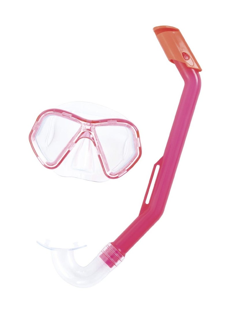 Hydroswim Lil Glider Set, Polycarbonate Lenses With Uv Protective Coating, Puncture-Resistant Fit, Adjustable, Double Headband. Soft, Comfortable Mouthpiece. 100% Latex Free, For Ages 3+