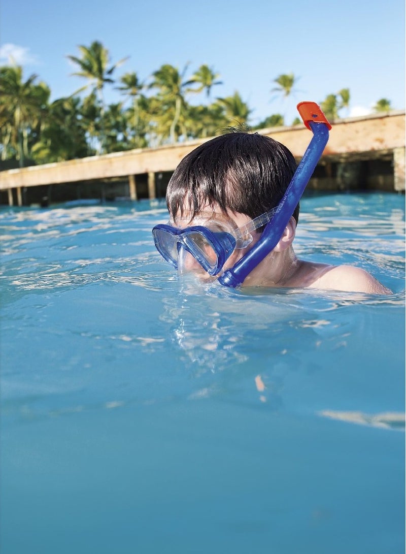 Hydroswim Lil Glider Set, Polycarbonate Lenses With Uv Protective Coating, Puncture-Resistant Fit, Adjustable, Double Headband. Soft, Comfortable Mouthpiece. 100% Latex Free, For Ages 3+