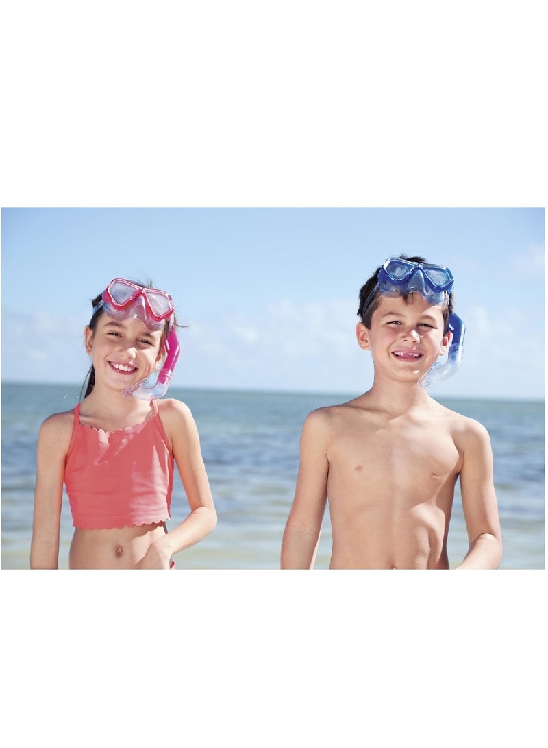 Hydroswim Lil Glider Set, Polycarbonate Lenses With Uv Protective Coating, Puncture-Resistant Fit, Adjustable, Double Headband. Soft, Comfortable Mouthpiece. 100% Latex Free, For Ages 3+