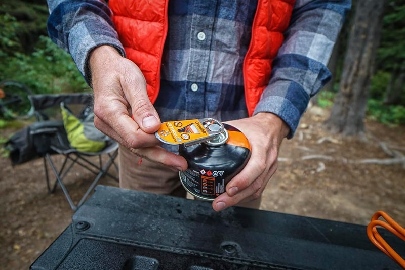 Jetboil CrunchIt Butane Canister Recycling Tool - Orange - Image 4