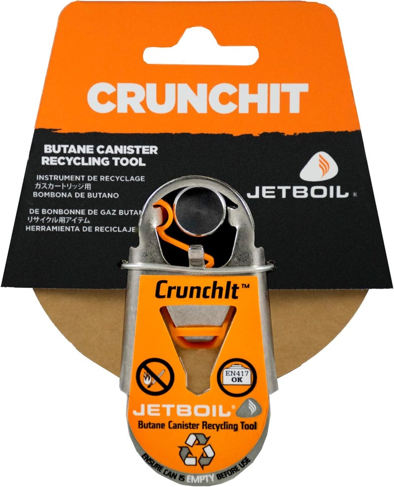 Jetboil CrunchIt Butane Canister Recycling Tool - Orange - Image 2