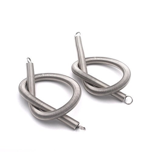 Miular 2Pcs Zinc Plated Steel Extension Spring 12 inch Screen Door Spring for a Variety of Household Applications - Image 3