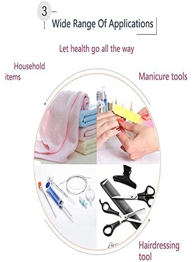 AOBOO خزانة تعقيم بالأشعة فوق البنفسجية لتعقيم أدوات الأظافر معدات فن الأظافر أداة مانيكير صندوق تعقيم الأظافر المحمولة أداة تصفيف الشعر، متعددة الاستخدامات للصحة والمنزل - Image 3