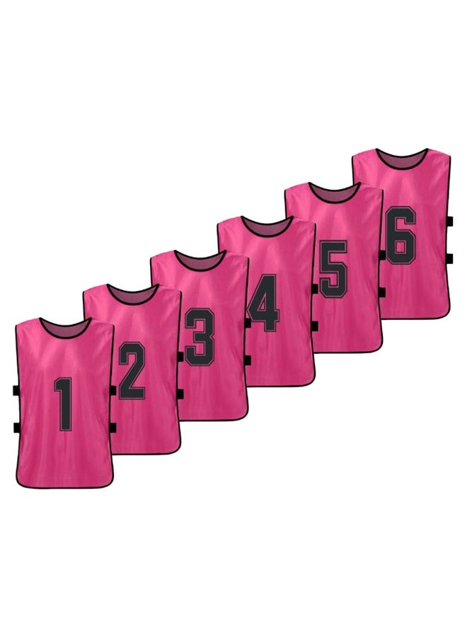 NIBEMINENT 6-Piece Quick Drying Scrimmage Practice Vest Set 43 x 63cm