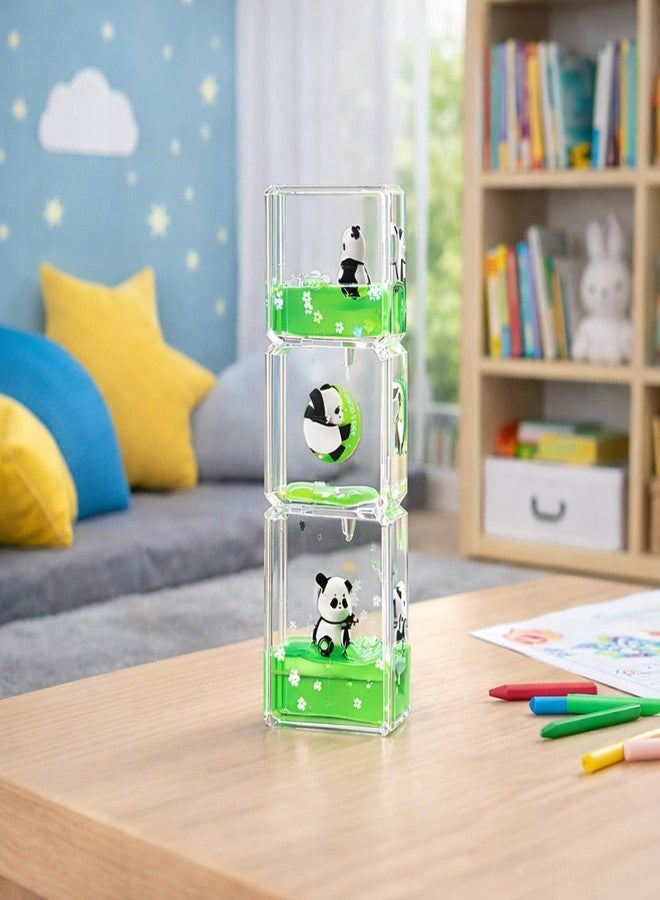 KESHAWER Liquid Motion Bubble Timer - Stress Relief Sensory Fidget Toy with Flowing Oil Drops, Acrylic Calm Desk Toy for Kids & Adults, Home & Office Décor - Image 4