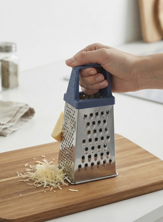 Cuisine Art مبشرة صندوق من الفولاذ المقاوم للصدأ 8.5 سم - أداة مطبخ متعددة الأغراض مع مقبض من بوليسترين - لينش بألوان متنوعة - Image 4
