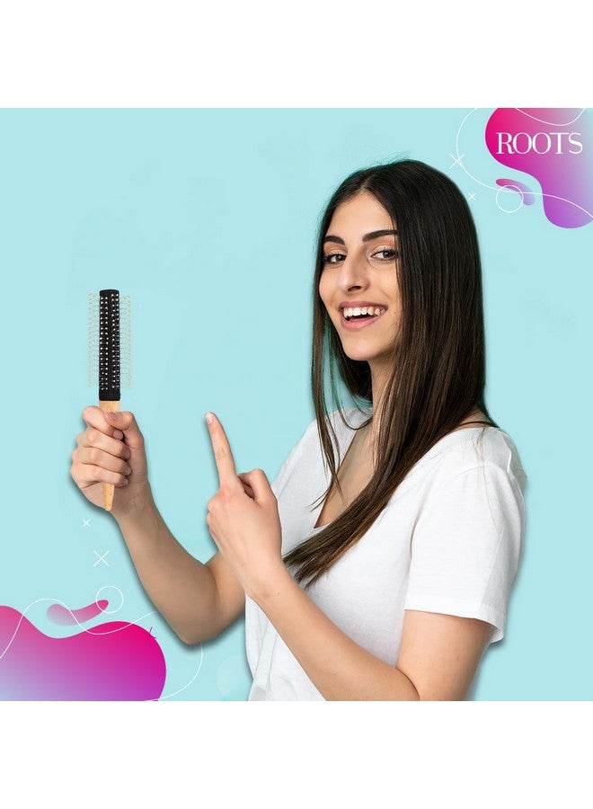 روتس - فرش خشبية من روتس - فرشاة للشعر الرطب والجاف خالية من التلف - للرجال والنساء - Bwg12 - Image 4