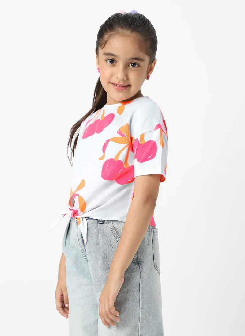 Nautinati Nautinati Girls Cotton Tie-up Top
