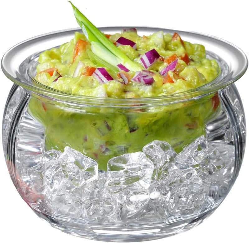 PRODYNE Dips on Ice Acrylic Dip Bowl, 16 oz., clear - Image 1
