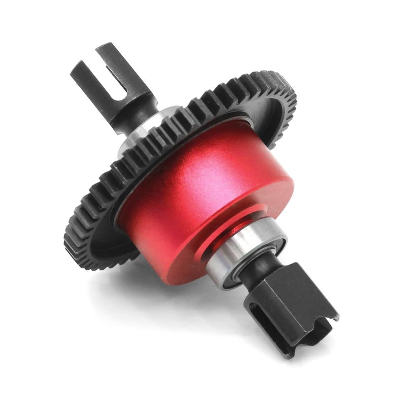 Generic Center Diff Set #45 Steel 50T Differential Gear for Arrma Kraton 6S Outcast 6S Typhon 6S Infraction 6S Talion Mojave Fireteam Notorious Felony Upgrade Parts (Red)  - Image 2