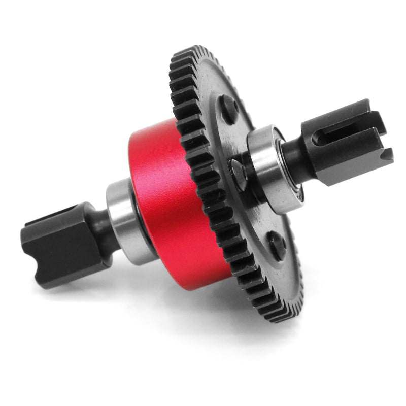 Generic Center Diff Set #45 Steel 50T Differential Gear for Arrma Kraton 6S Outcast 6S Typhon 6S Infraction 6S Talion Mojave Fireteam Notorious Felony Upgrade Parts (Red)  - Image 1