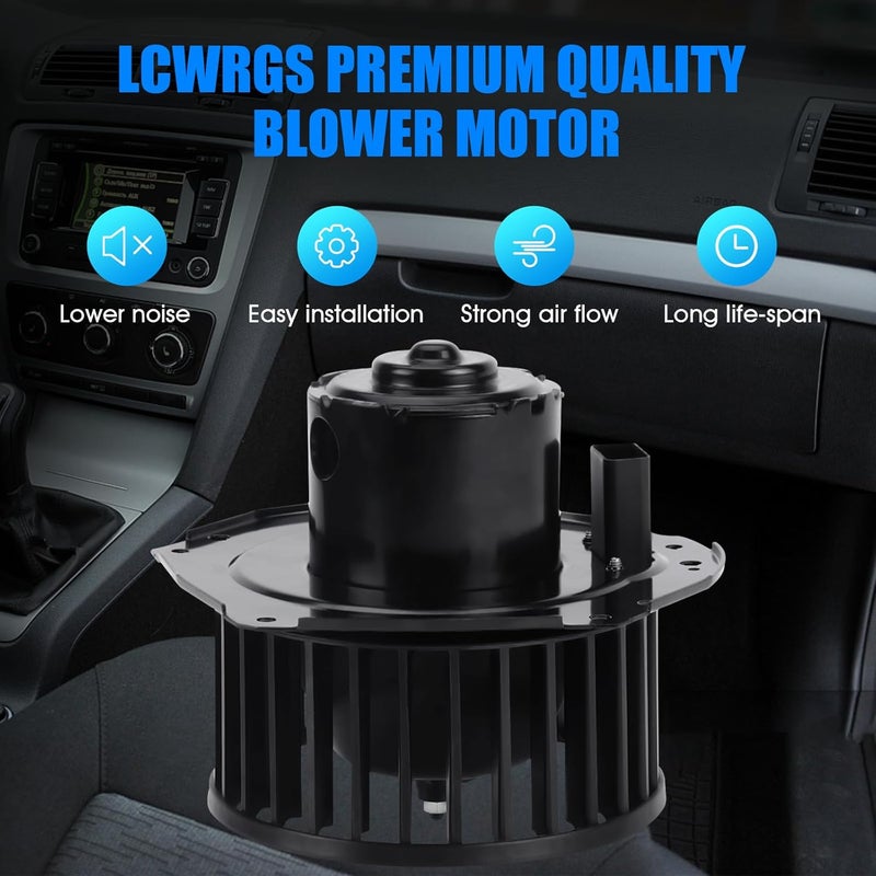 LCWRGS AC Blower Motor with Fan for Chevy S10, GMC Sonoma, Isuzu Hombre (1994-2003) - Image 2
