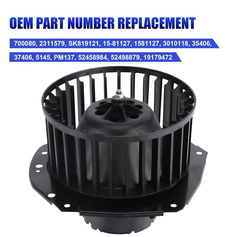 LCWRGS AC Blower Motor with Fan for Chevy S10, GMC Sonoma, Isuzu Hombre (1994-2003) - Image 3