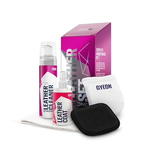Gyeon Leather Set Strong - All in One Car Leather Cleaner and Coating Kit - Deep Clean and Protect Your Cars Leather Interior and Seats - Automotive Leather Protection - Image 1