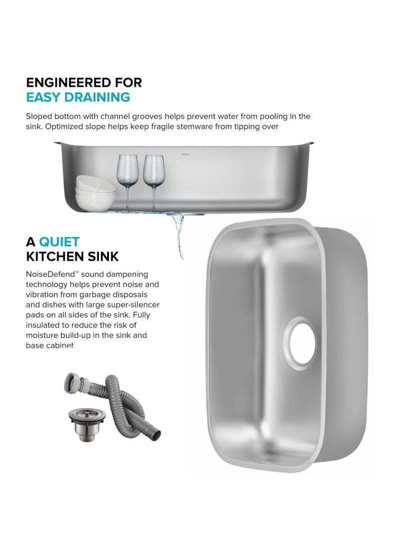 حوض مطبخ 43 سم فى 53 سم 0.06 مللي - Image 3