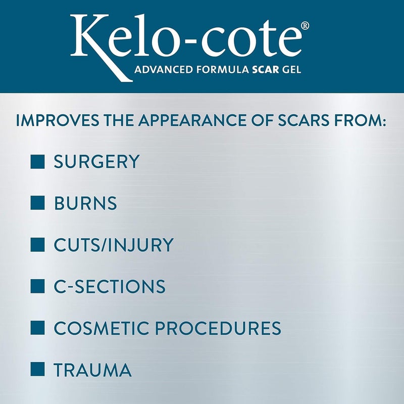 Kelo-cote Advanced Skincare Formula Scar Gel, Acne Scar, Burn Scar, Surgical Scar, C-Section Scar and Keloid Scar Treatment, 2.12 Ounces (60g) - Image 2