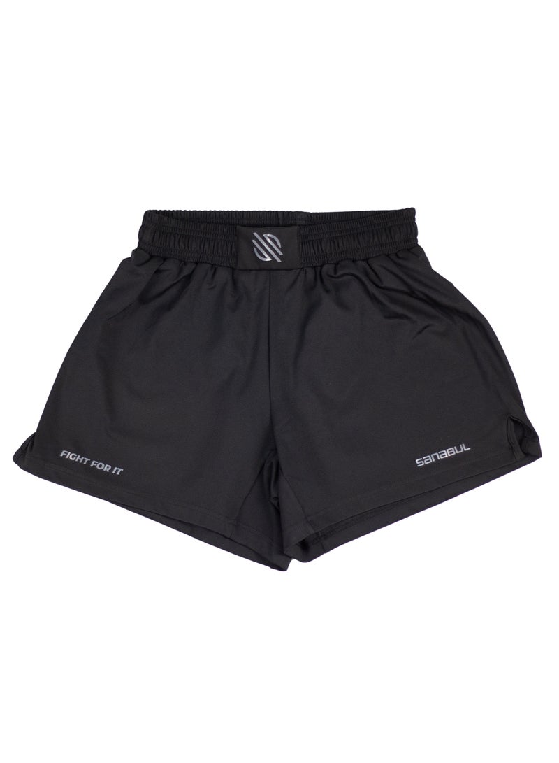 Sanabul Model Zero MMA 7 Fight Shorts for Men | Boxing Fight Grappling Muay Thai Kickboxing Jiu Jitsu Bjj Shorts BLACKCHARCOAL LARGE - Image 4
