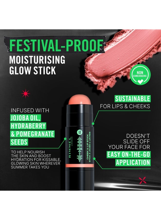 RIMMEL LONDON Full Volume Collection Cheek and Lip Stick 230 Nude Beats 6g - Image 4