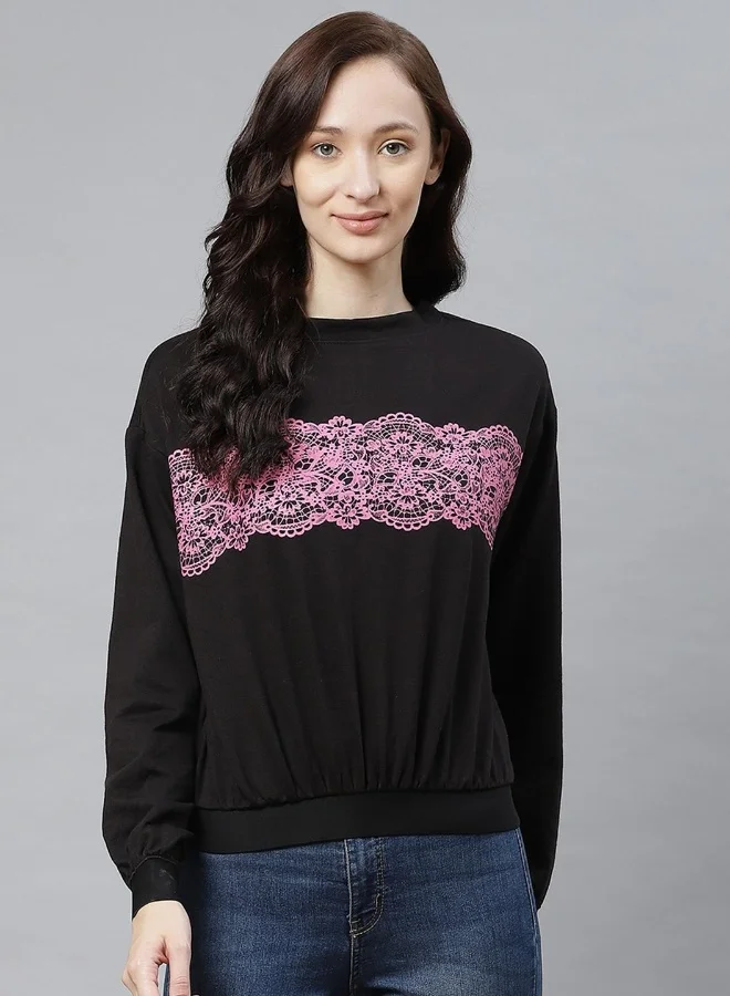 Black Sweatshirt For Women
