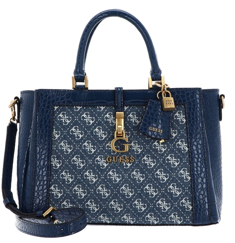 GUESS G James Quattro Girlfriend Satchel Fashion Crossbody Bag Camera bag Blue - Image 1