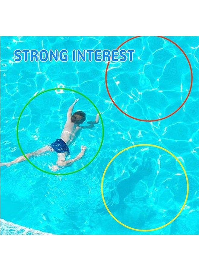 عام تدريب الأطفال على السباحة، حلقات السباحة، ألعاب حمام السباحة، التوازن الرياضي وتنسيق الجسم، ألعاب الحلقات الغواصة للبطولات وألعاب الماء، حلقات التدريب العائمة تحت الماء. - Image 3