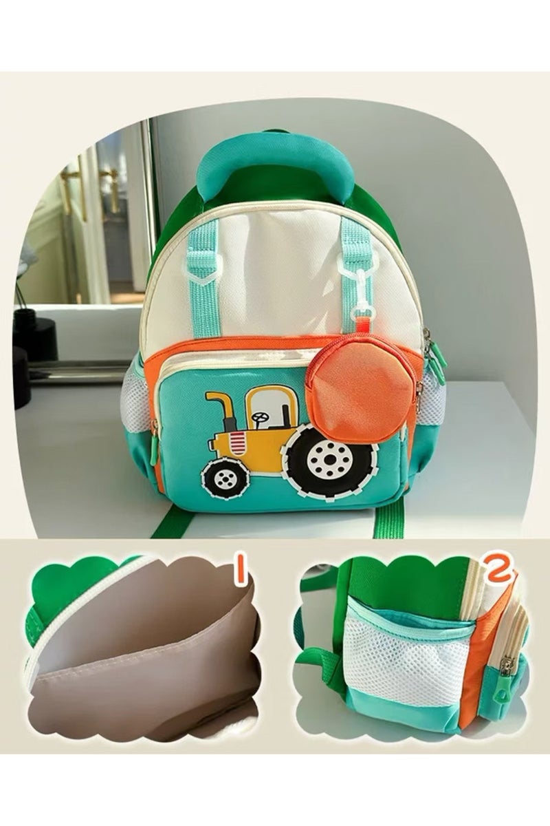 نايس جديد 2-4-year-old الفتيان والفتيات الرضع على ظهره : لطيف الأطفال على ظهره - روضة أطفال على ظهره - الأخضر - Image 4