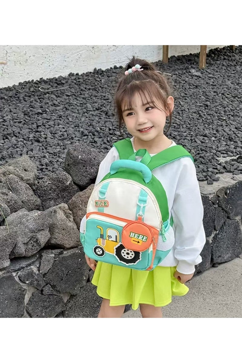 نايس جديد 2-4-year-old الفتيان والفتيات الرضع على ظهره : لطيف الأطفال على ظهره - روضة أطفال على ظهره - الأخضر - Image 5
