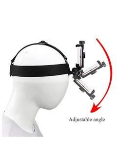Hihonor Head-Mounted Mobile Phone Holder,First-Person View Video Outdoor Live Shooting Bracket with Phone Clip(4"-7") for iPhone Samsung Smartphones and GoPro Insta360 Sony DJI Action Camera Head Mount Strap  - Image 4